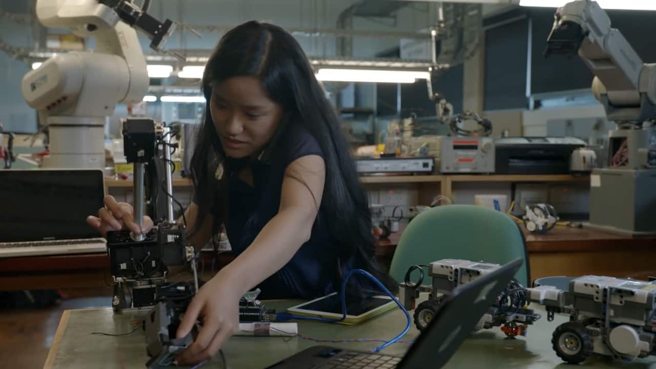 Show don't tell - Marita shows other girls in the male-dominated field of engineering that they can succeed.