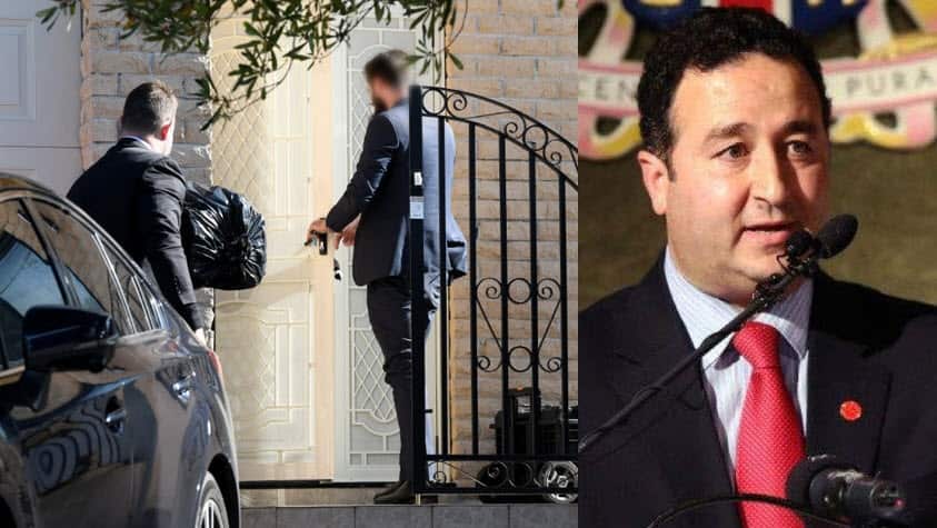 AFP and ASIO raided the home of Labor MP Shaoquett Moselmane on Friday morning.