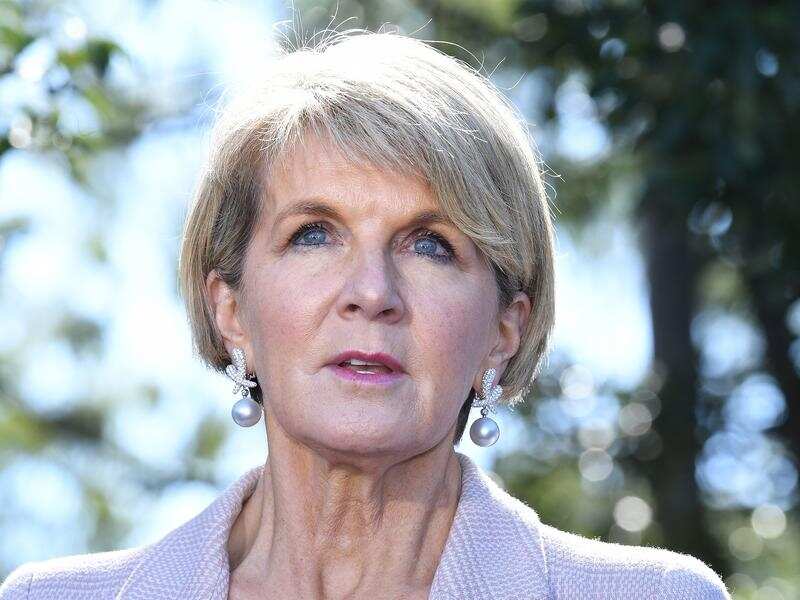 Foreign Minister Julie Bishop.