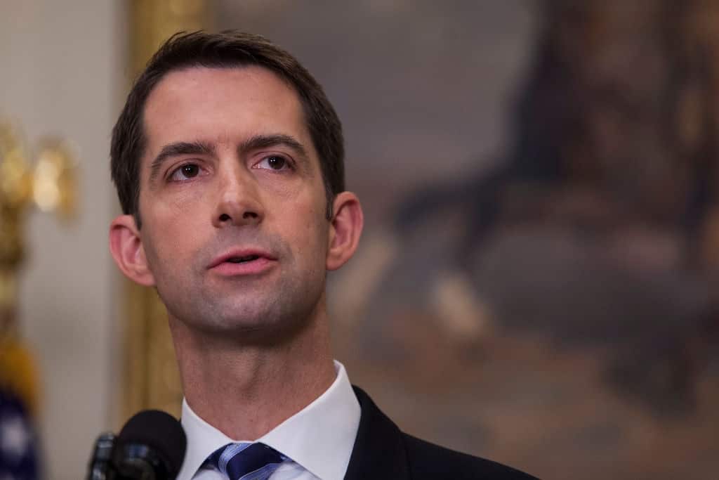 Republican senator Tom Cotton