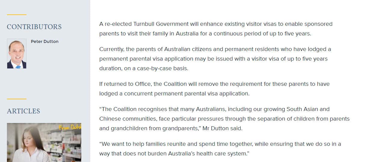 Liberal Announcement