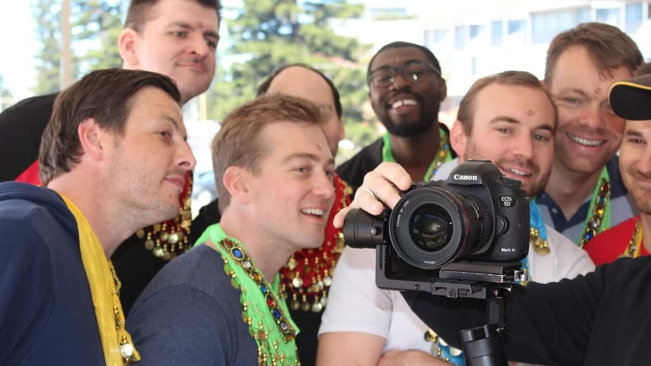 Shyamla Eswaran and the employees of Yum!