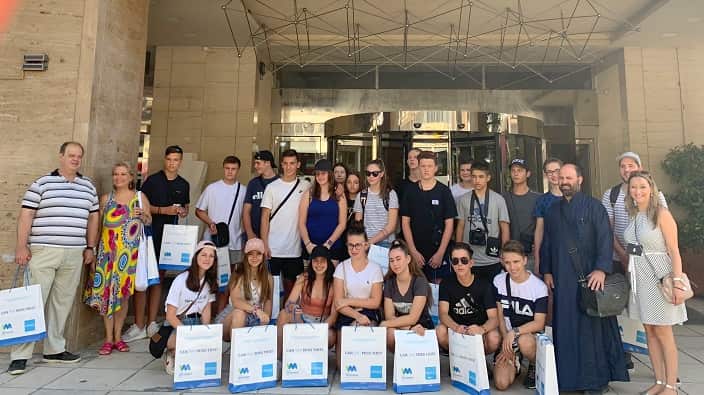 From the students' trip to Greece. 