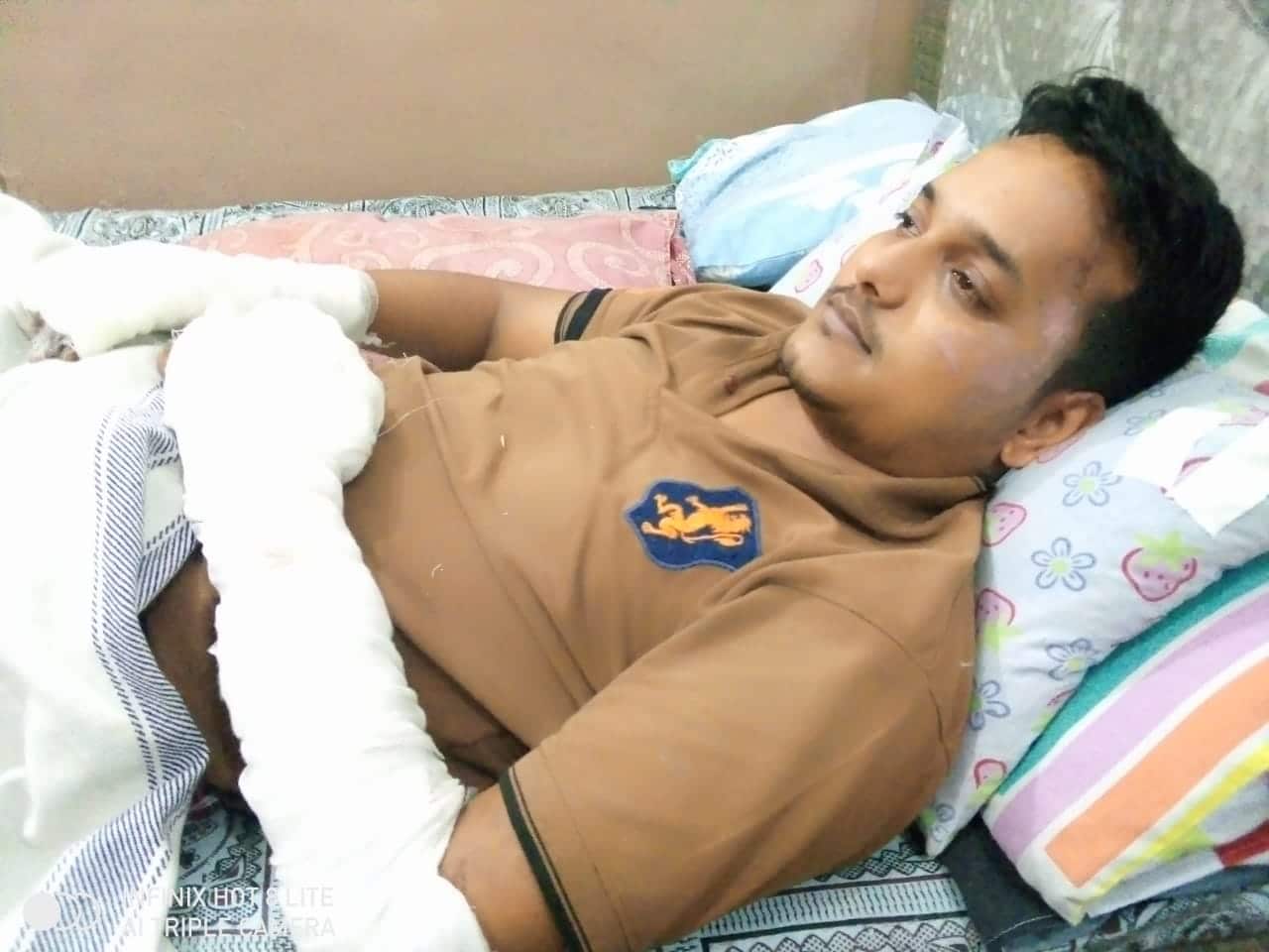 Plane crash survivor Muhammad Zubair