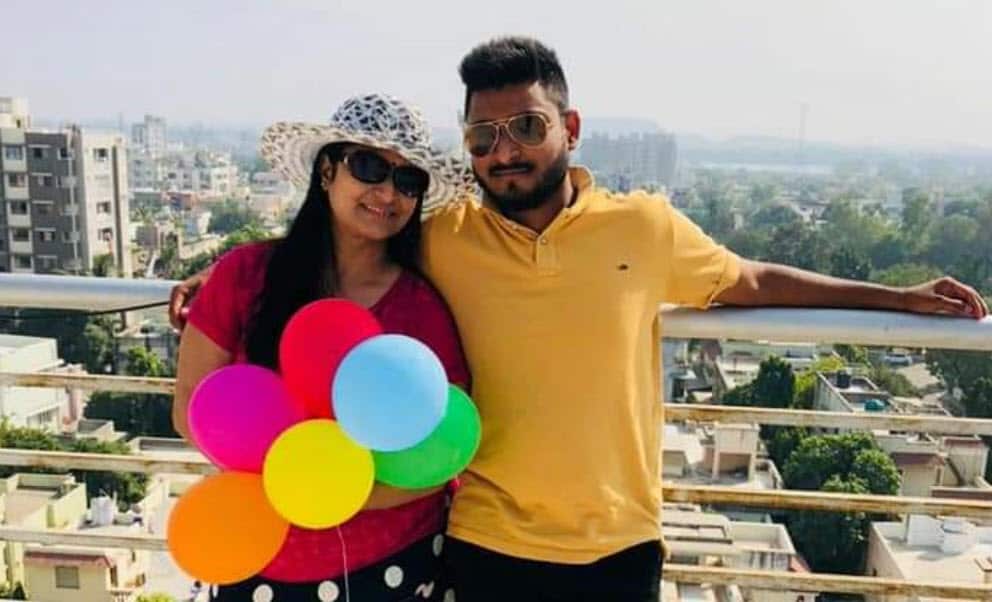 Maulin Rathod went to India to celebrate kite flying festival with his family.