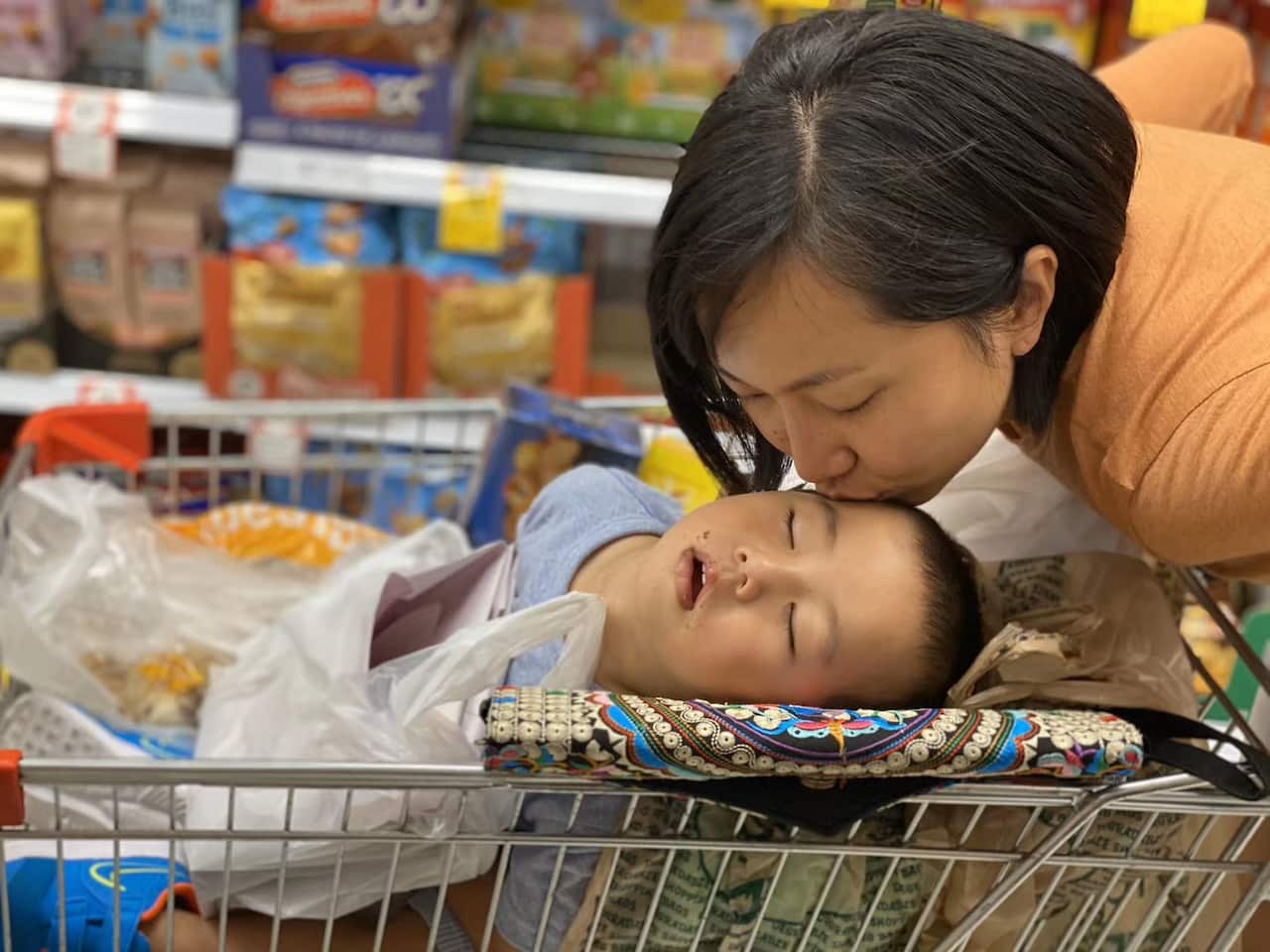 DAISY WANG AND HER SON