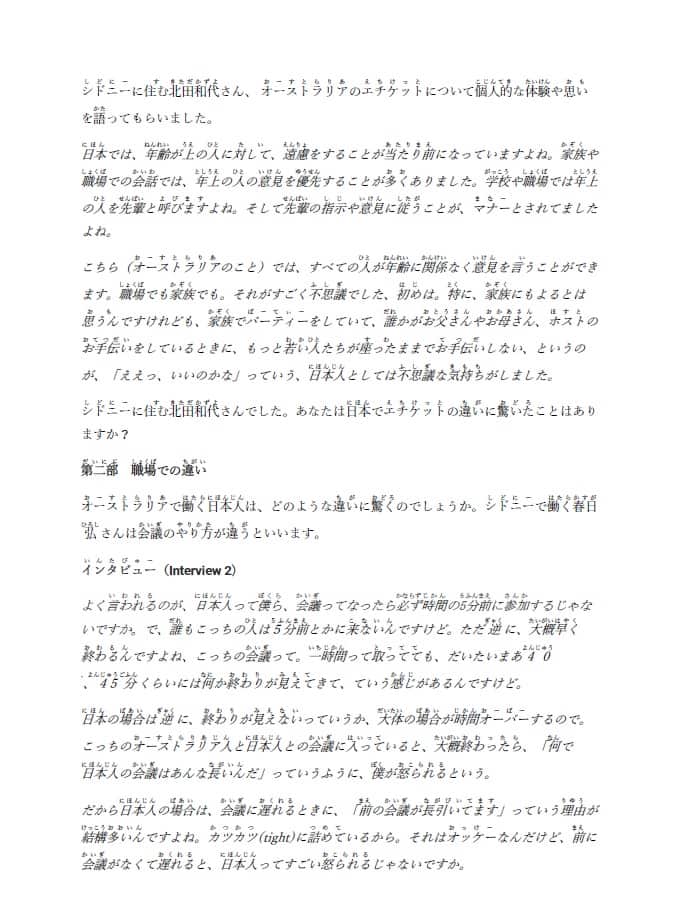 Script for Episode 3 for Slow Japanese, a podcast by SBS Japanese for the language learners.