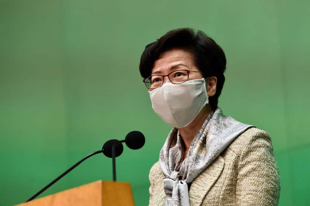 Hong Kong Chief Executive Carrie Lam said the security law is the 'most important' development since their handover.