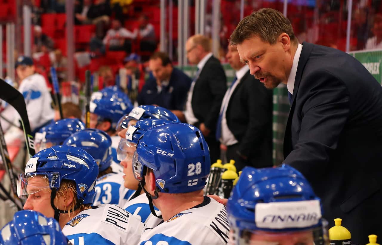 Jukka Jalonen is theFinland ice hockey team's head coach.