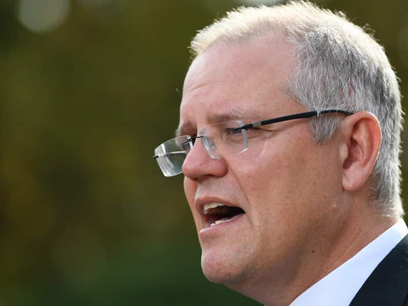 Australia's Treasurer Scott Morrison