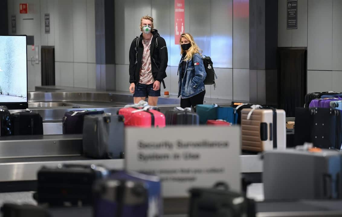 Sydney Airport earlier in the pandemic.