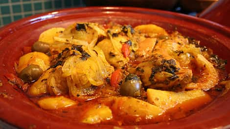 Chicken tagine