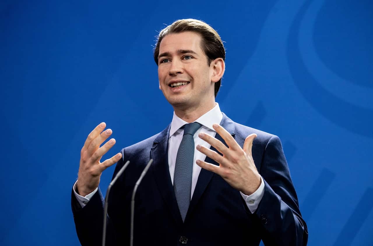 Austrian Chancellor Sebastian Kurz 