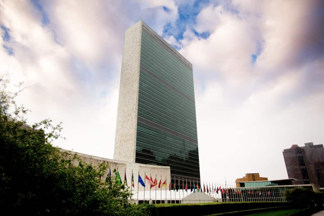 United Nations Headquarters in New York.