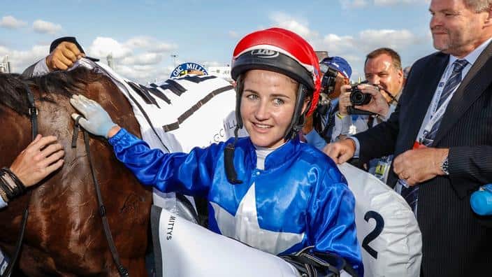 File image of jockey Michelle Payne.