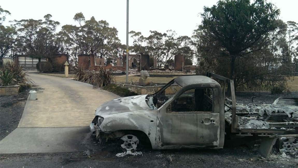 Bushfire aftermath