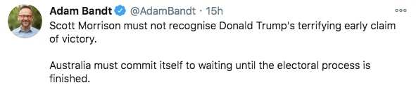 Adam Bandt tweet