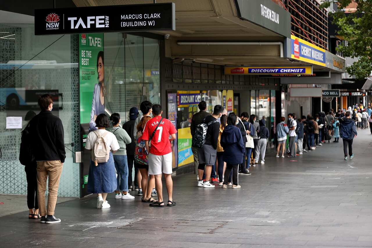 Endless queues at PCR testing clinics are a common sight in many parts of Australia.