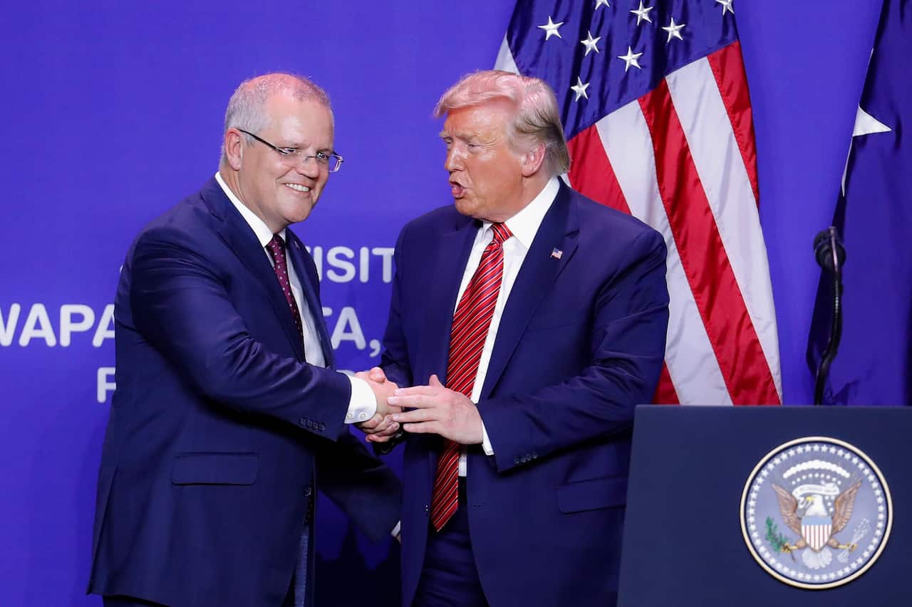 Australian Prime Minister Scott Morrison meets President Donald Trump during a recent trip to the United States. 