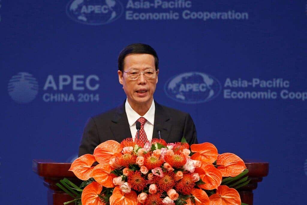 Zhang Gaoli, the former vice premier, in 2014.