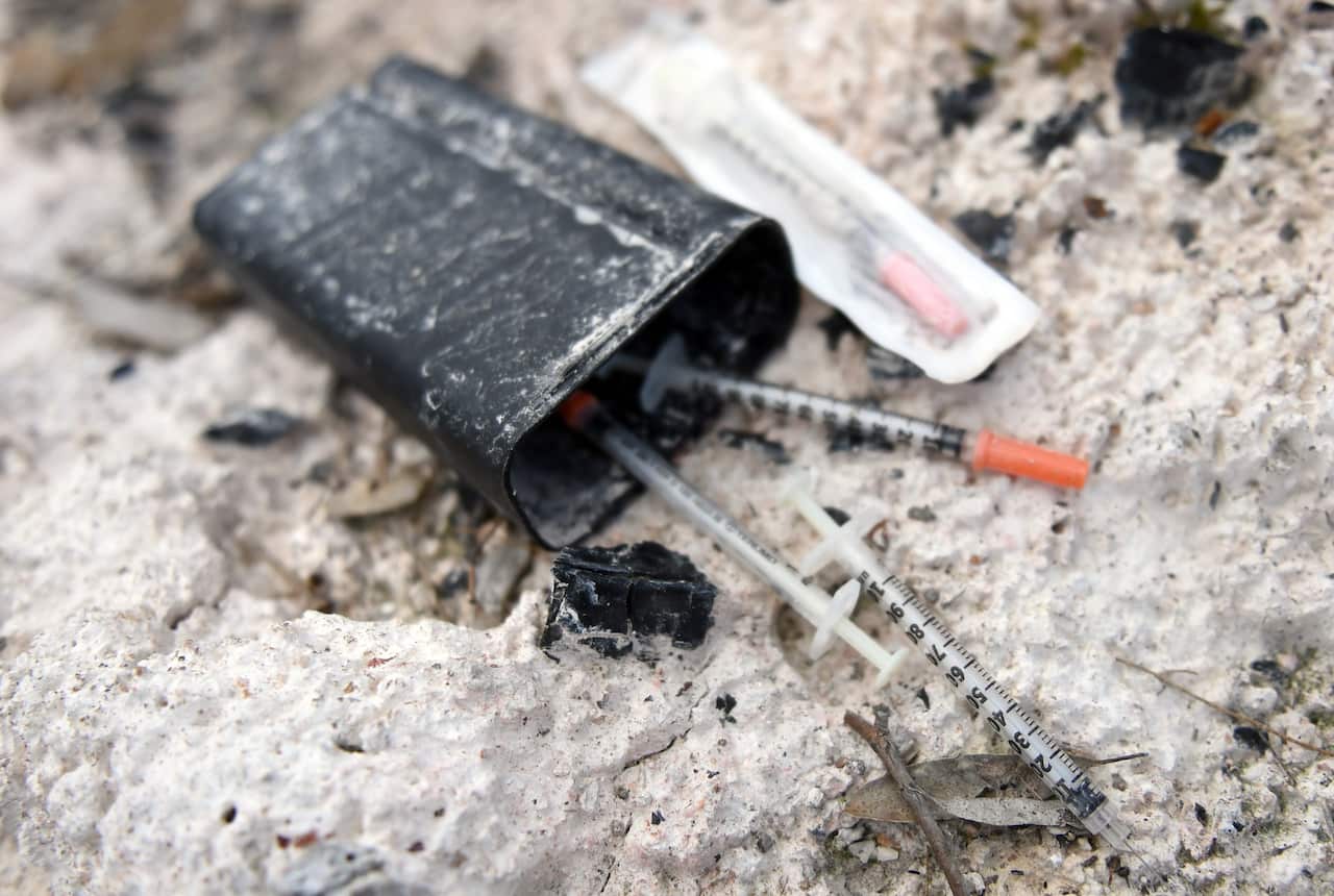 Used syringes