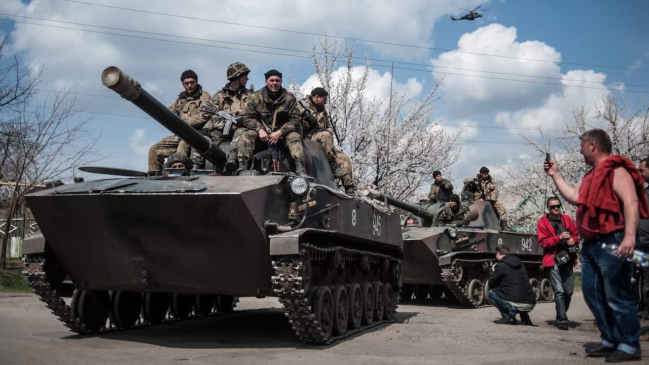 Pro-Russian protesters