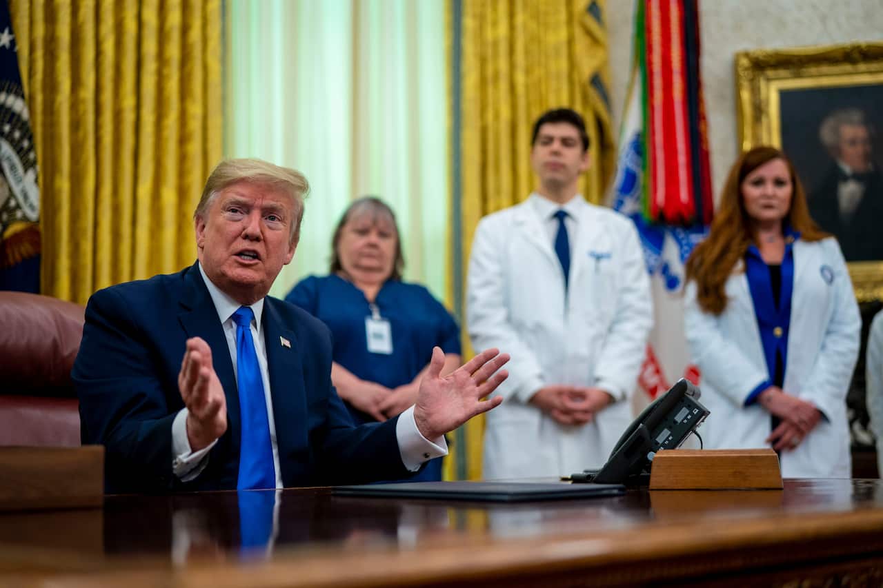 US President Donald Trump has again taken aim at China's handling of COVID-19.