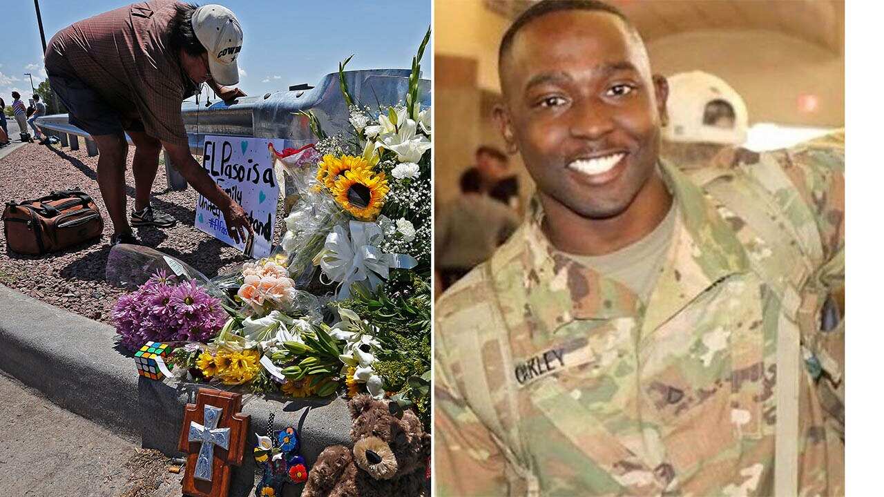 US soldier Private 1st Class Glendon Oakley is being hailed as a hero after he helped rescue children from a Texas shopping mall during a deadly mass shooting.