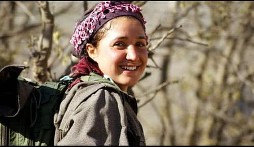 Kurdish Woman freedom fighter