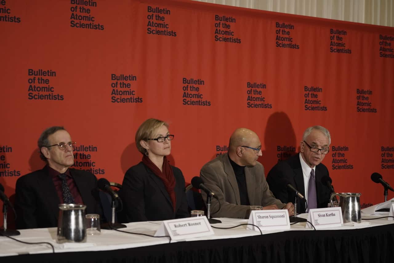 Members of the Science and Security Board present their rationale for the new time.