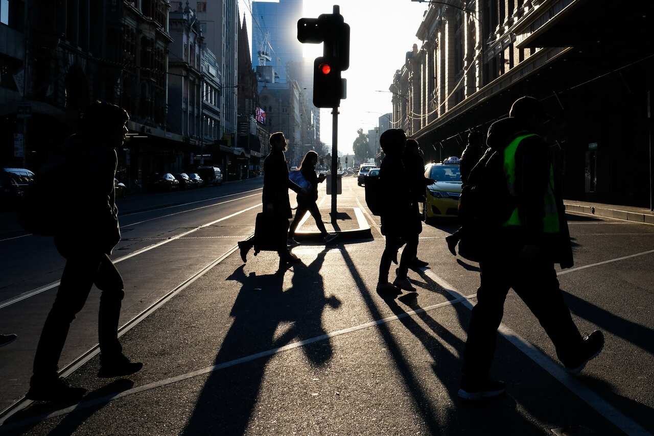Melbourne CBD traffic 