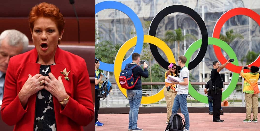 Pauline Hanson says Queensland can't afford to host the Olympics.