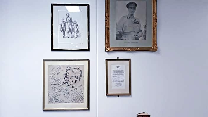 At Melbourne Legacy's offices.