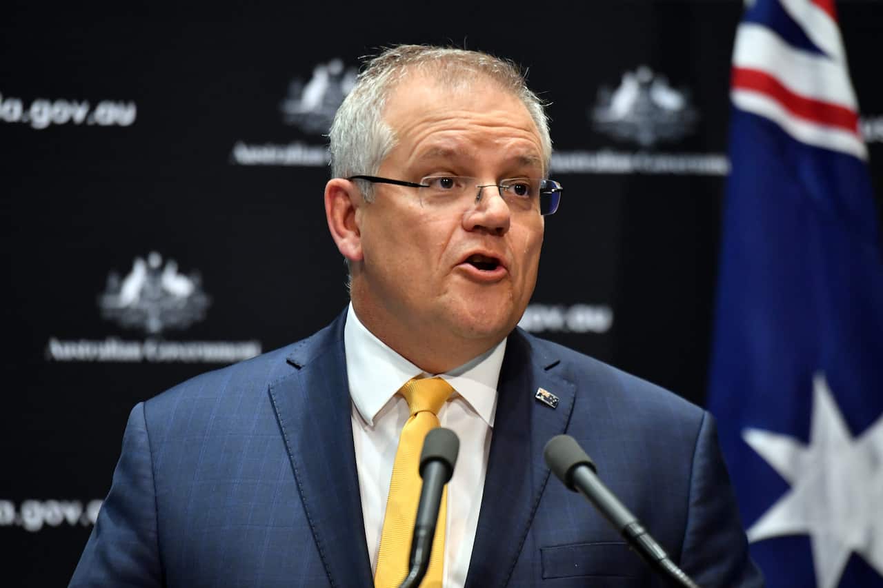 Prime Minister Scott Morrison gives a coronavirus update.