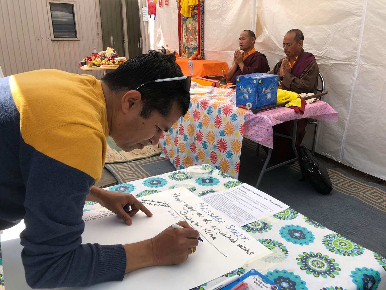 Vigil for Bhutani Twins Dawa and Nima 