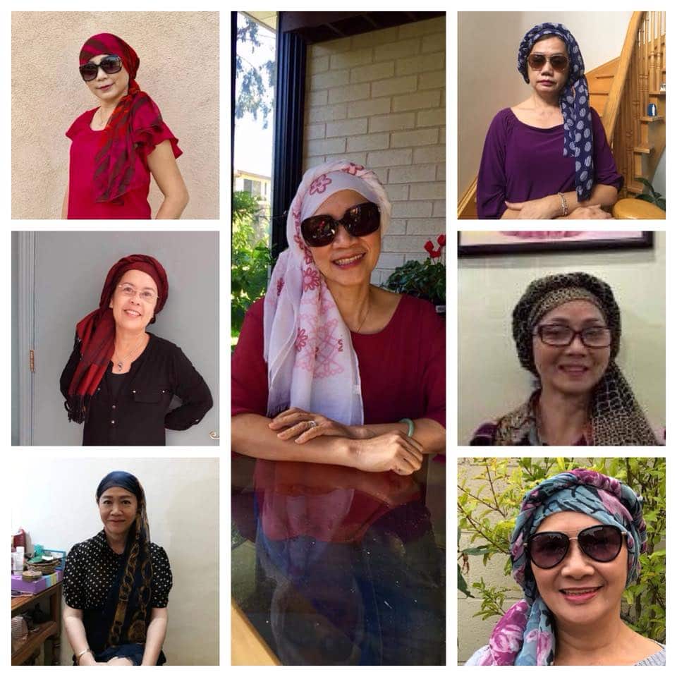 Chị Trâm và những người bạn đồng hành với chị trong cuộc chiến chống lại ung thư 