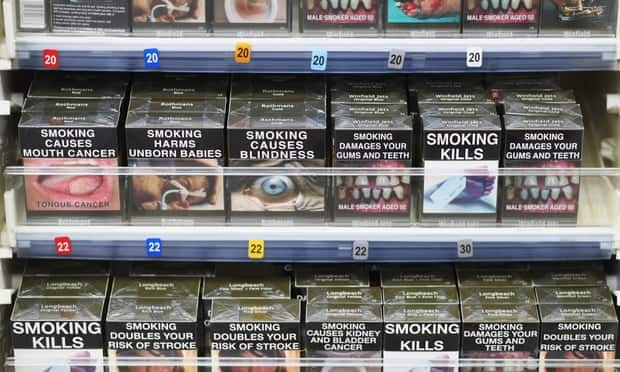 More than 52% of people surveyed by the Victorian Cancer Council said they supported phasing out the sale of cigarettes in retail outlets.