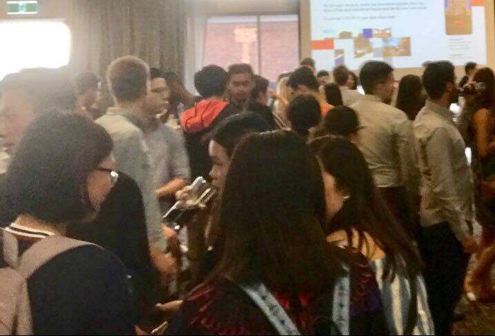 International students networking