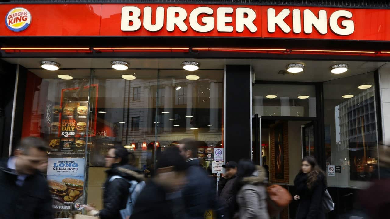 A Burger King store.