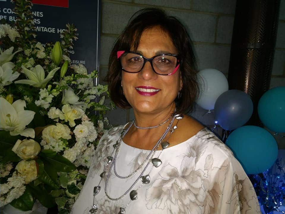 Ms Sandhu at her 60th birthday celebrations