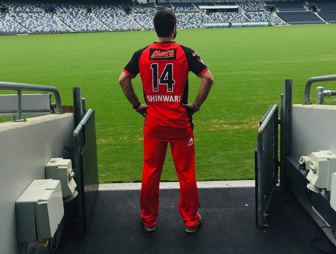 Pakistan's Usman Khan Shinwari at Australian BBL.