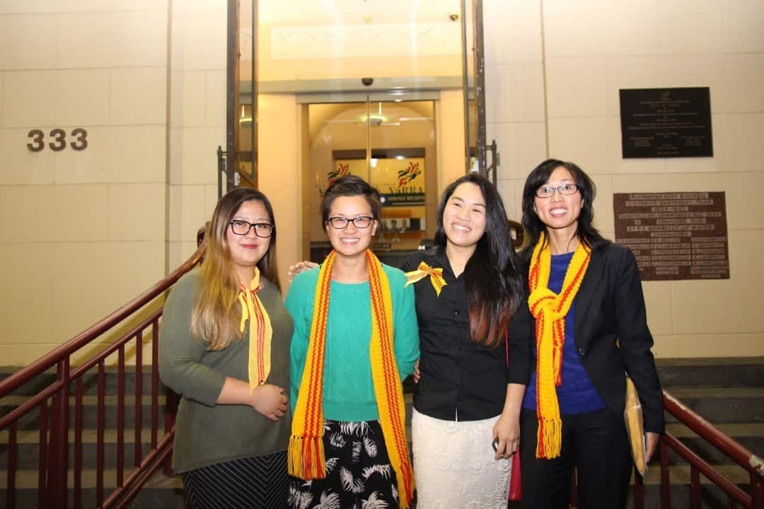 Nguyễn Phượng Vỹ cùng các bạn trẻ gốc Việt