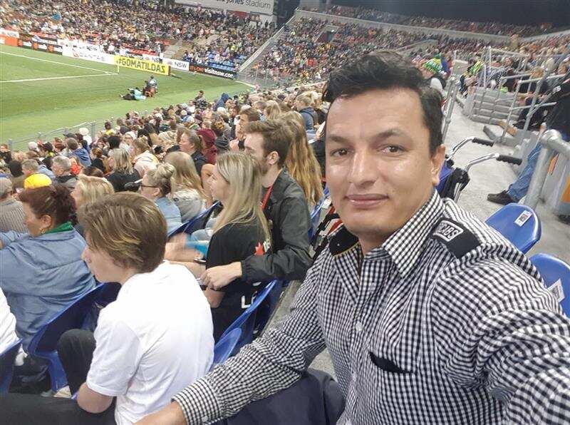 Ezatullah Rahimi is now settled in Australia.