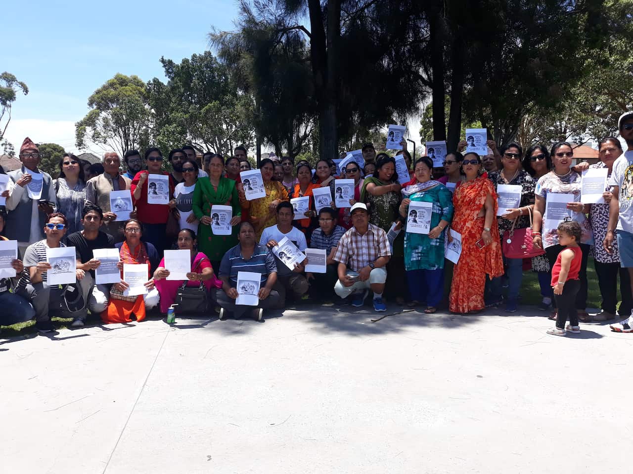 Members of Nepali community in Sydney held a vigil demanding justice for Nirmala Panta on 9 dec 2018.
