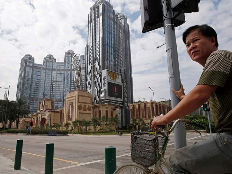 The Melco Crown Entertainment's Studio City project in Macau