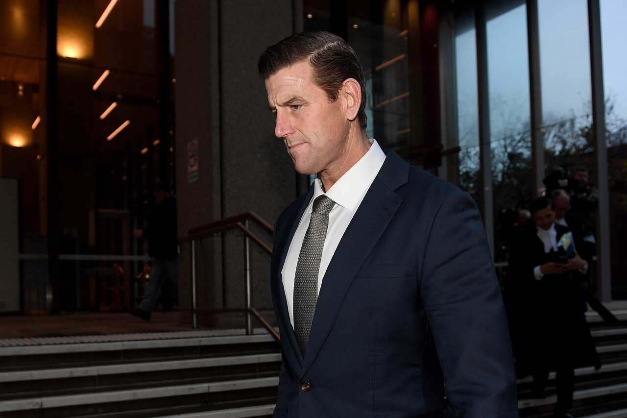 Ben Roberts-Smith leaves the Federal Court in Sydney on Thursday, 10 June, 2021. 