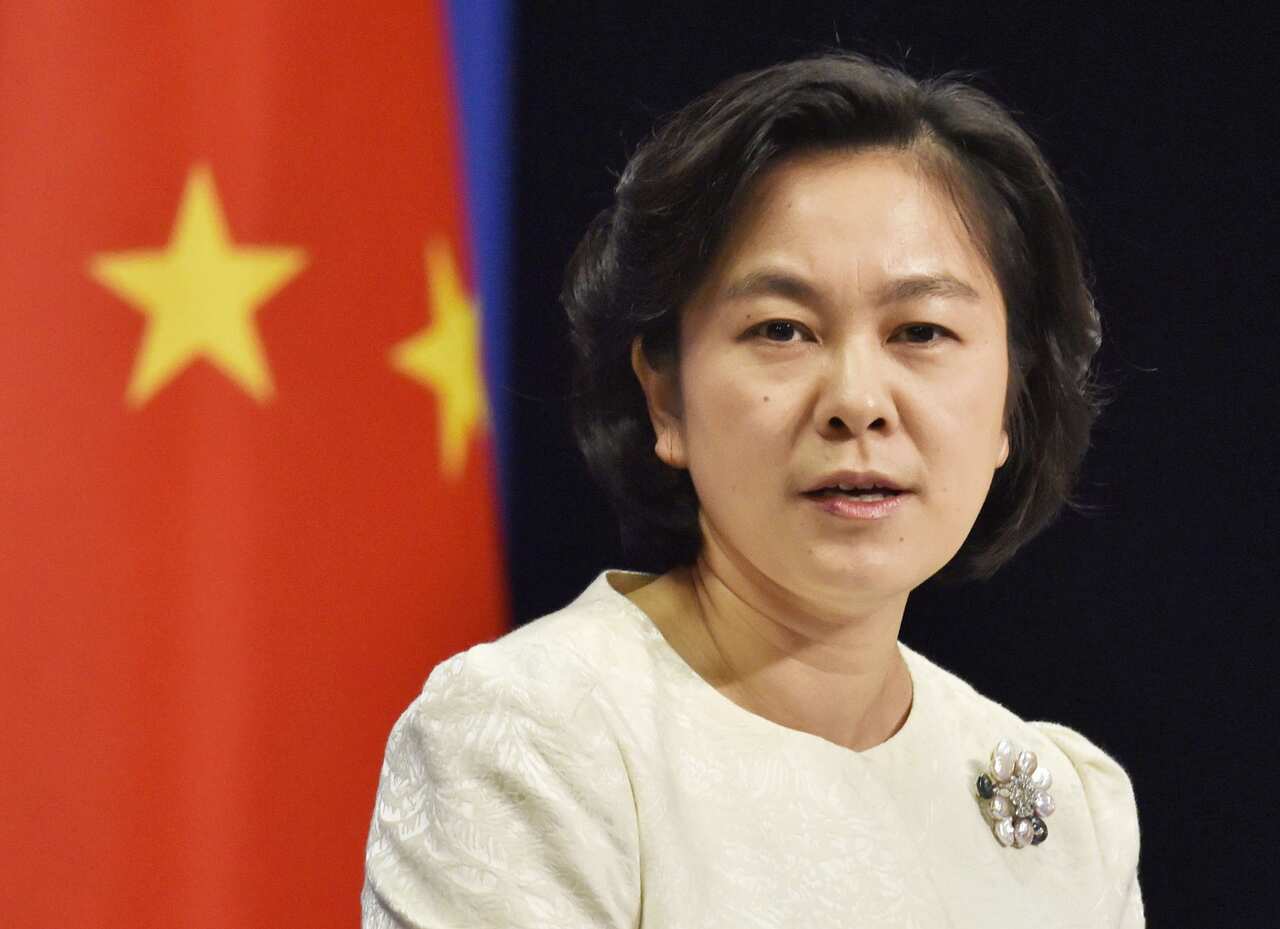 A file image of Chinese Foreign Ministry spokeswoman Hua Chunying, who voiced opposition to comments by a British official