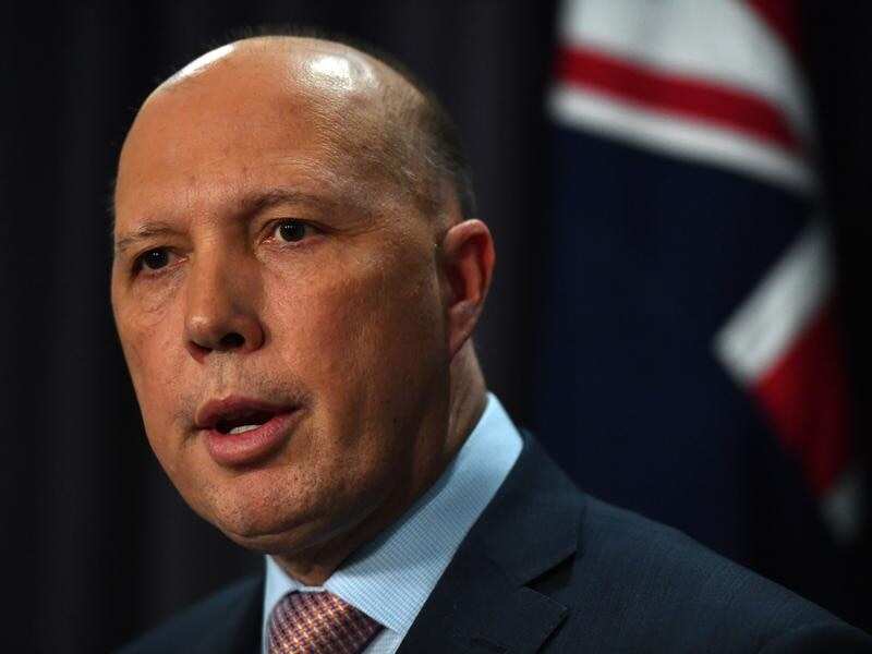 Home Affairs Minister Peter Dutton.