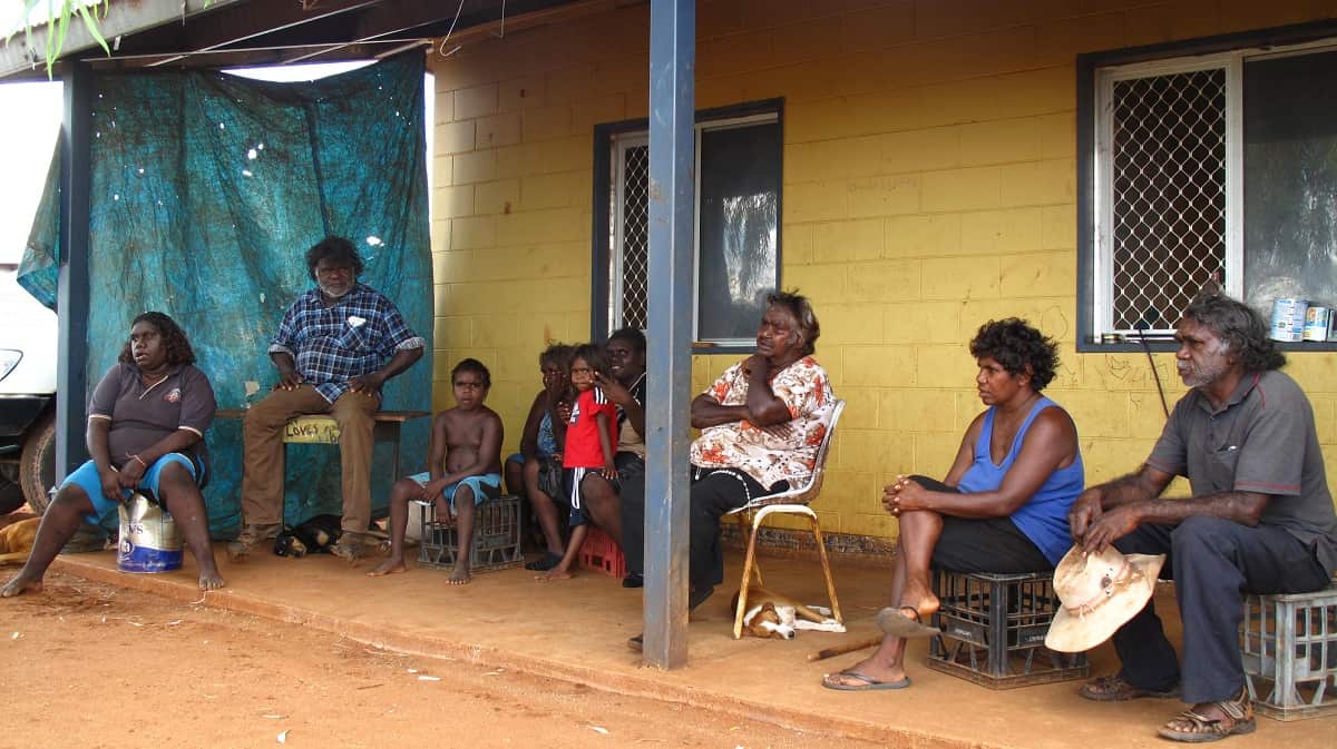 Indigenous people in Alice Springs