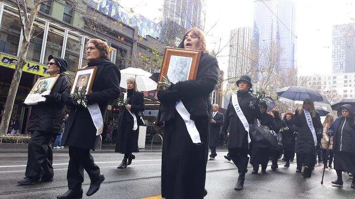 At the Peaceful Rally of Melbourne's Greeks on the occasion of the 45th Anniversary of the Turkish invasion of Cyprus. 